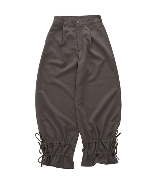 FCMM(エフシーエムエム)の「DRAWSTRING SLACKS / ドローコードスラックス(スラックス・レディース・ネイビー/ブラウン/チャコールグレー・SMALL/MEDIUM/LARGE)」の18枚目の写真