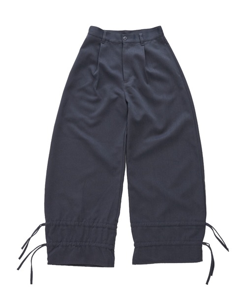 FCMM(エフシーエムエム)の「DRAWSTRING SLACKS / ドローコードスラックス(スラックス・レディース・ネイビー/ブラウン/チャコールグレー・SMALL/MEDIUM/LARGE)」の21枚目の写真