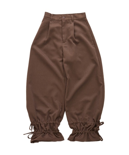 FCMM(エフシーエムエム)の「DRAWSTRING SLACKS / ドローコードスラックス(スラックス・レディース・ネイビー/ブラウン/チャコールグレー・SMALL/MEDIUM/LARGE)」の22枚目の写真