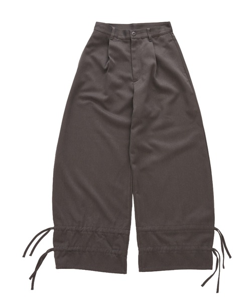 FCMM(エフシーエムエム)の「DRAWSTRING SLACKS / ドローコードスラックス(スラックス・レディース・ネイビー/ブラウン/チャコールグレー・SMALL/MEDIUM/LARGE)」の19枚目の写真