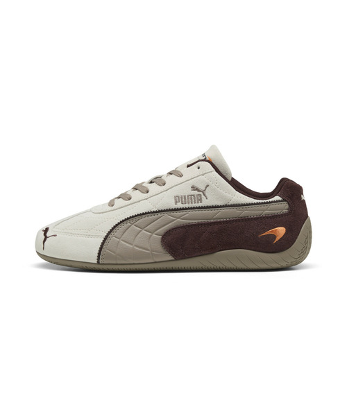 PUMA（プーマ）の「PUMA プーマ メンズ マクラーレン スピードキャット スニーカー（スニーカー・メンズ・ブラック系/ホワイト×ブラウン・27.0cm/27.5cm/26.5cm/25.5cm/26.0cm/28.0cm/28.5cm/29.0cm/25.0cm）」の4枚目の写真