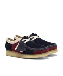 WALLABEE. NAVY STRIPE