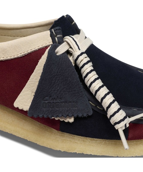 Clarks(クラークス)の「WALLABEE. NAVY STRIPE(スニーカー・レディース・マルチ・23.5cm/24.0cm/24.5cm)」の2枚目の写真
