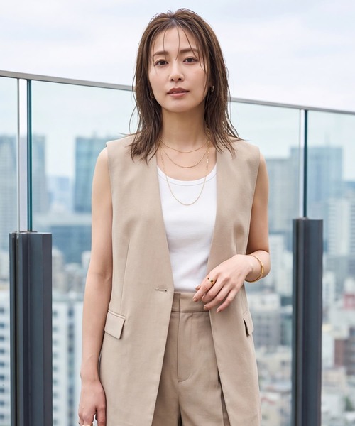 STYLE DELI(スタイルデリ)の「【DELI by】ニュアンスドロップ オープンリング(リング・レディース・ゴールド・FREE)」の3枚目の写真