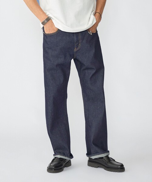 SHIPS(シップス)の「【WEB限定】〈選べる2シルエット展開〉SHIPS: JAPAN セルビッチ 2シルエット デニム(デニムパンツ・メンズ・ネイビー/ダークブルー/コバルトブルー/ロイヤルブルー・SMALL/MEDIUM/LARGE/X-LARGE)」の2枚目の写真
