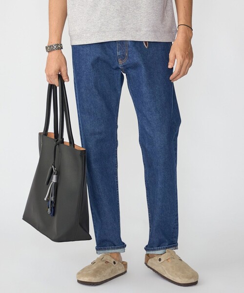 SHIPS(シップス)の「【WEB限定】〈選べる2シルエット展開〉SHIPS: JAPAN セルビッチ 2シルエット デニム(デニムパンツ・メンズ・ネイビー/ダークブルー/コバルトブルー/ロイヤルブルー・SMALL/MEDIUM/LARGE/X-LARGE)」の4枚目の写真