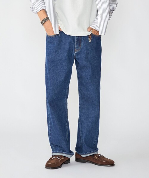SHIPS(シップス)の「【WEB限定】〈選べる2シルエット展開〉SHIPS: JAPAN セルビッチ 2シルエット デニム(デニムパンツ・メンズ・ネイビー/ダークブルー/コバルトブルー/ロイヤルブルー・SMALL/MEDIUM/LARGE/X-LARGE)」の8枚目の写真