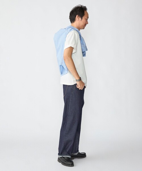 SHIPS(シップス)の「【WEB限定】〈選べる2シルエット展開〉SHIPS: JAPAN セルビッチ 2シルエット デニム(デニムパンツ・メンズ・ネイビー/ダークブルー/コバルトブルー/ロイヤルブルー・SMALL/MEDIUM/LARGE/X-LARGE)」の20枚目の写真