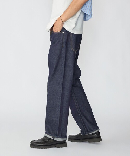 SHIPS(シップス)の「【WEB限定】〈選べる2シルエット展開〉SHIPS: JAPAN セルビッチ 2シルエット デニム(デニムパンツ・メンズ・ネイビー/ダークブルー/コバルトブルー/ロイヤルブルー・SMALL/MEDIUM/LARGE/X-LARGE)」の22枚目の写真