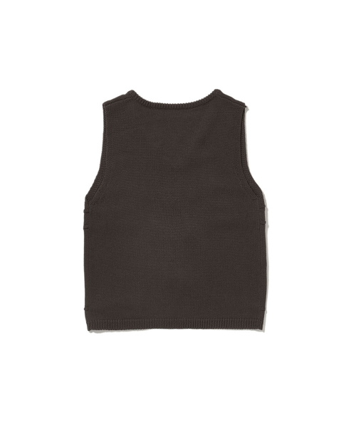 LOTSYOU(ロッツユー)の「Little Flower Knit Vest Brown(ベスト・レディース・その他・O/S)」の2枚目の写真