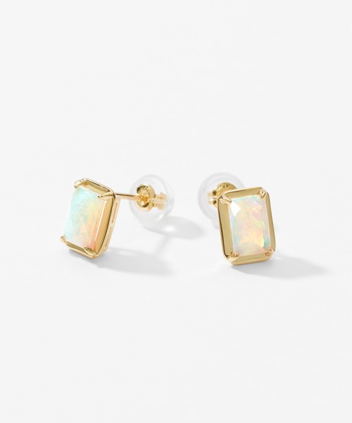 Jewel closet by L&Co.(ジュエルクローゼットバイエルアンドコー)の「K10 カラーストーン ピアス(ピアス(両耳用)・レディース・ゴールド系2/ゴールド系1/ゴールド系3・FREE)」の1枚目の写真