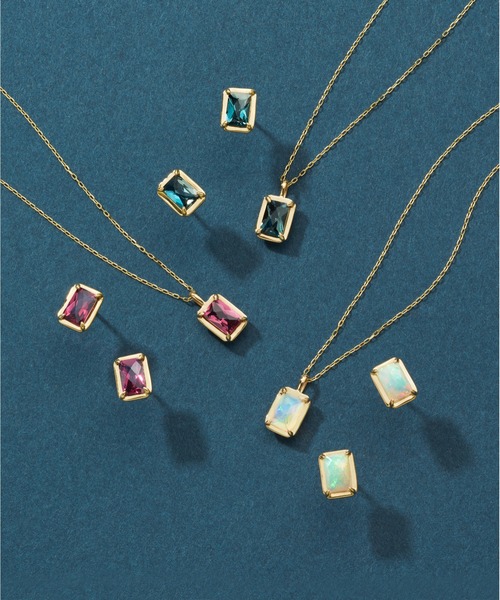 Jewel closet by L&Co.(ジュエルクローゼットバイエルアンドコー)の「K10 カラーストーン ピアス(ピアス(両耳用)・レディース・ゴールド系2/ゴールド系1/ゴールド系3・FREE)」の16枚目の写真