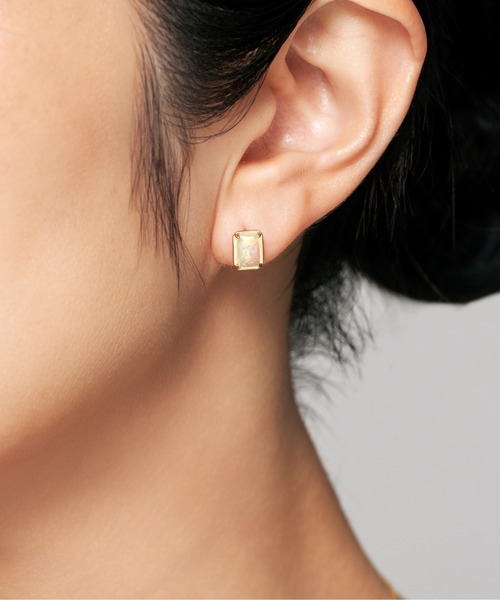 Jewel closet by L&Co.(ジュエルクローゼットバイエルアンドコー)の「K10 カラーストーン ピアス(ピアス(両耳用)・レディース・ゴールド系2/ゴールド系1/ゴールド系3・FREE)」の9枚目の写真