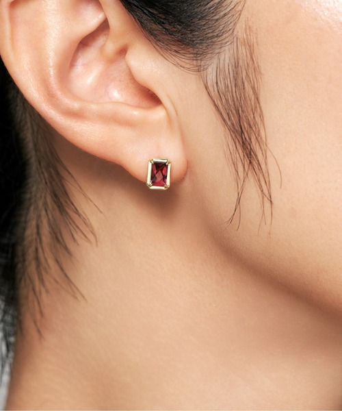 Jewel closet by L&Co.(ジュエルクローゼットバイエルアンドコー)の「K10 カラーストーン ピアス(ピアス(両耳用)・レディース・ゴールド系2/ゴールド系1/ゴールド系3・FREE)」の12枚目の写真
