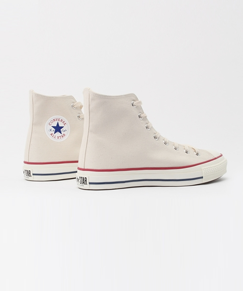 CONVERSE(コンバース)の「CONVERSE(コンバース) / オールスターハイ MADE IN JAPAN(スニーカー・メンズ・アイボリー・7.5/8.5/9.5)」の4枚目の写真