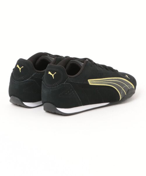 PUMA(プーマ)の「PUMA プーマ CATCH SD【軽量】メンズスニーカー 薄底 ロープロファイル(キャッチスエード) 402681(スニーカー・メンズ・ブラック×イエロー/ベージュ・26.0cm/25.5cm/29.0cm/30.0cm/28.0cm/27.5cm/27.0cm/26.5cm)」の3枚目の写真