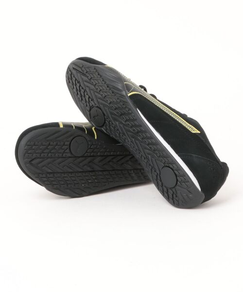 PUMA(プーマ)の「PUMA プーマ CATCH SD【軽量】メンズスニーカー 薄底 ロープロファイル(キャッチスエード) 402681(スニーカー・メンズ・ブラック×イエロー/ベージュ・26.0cm/25.5cm/29.0cm/30.0cm/28.0cm/27.5cm/27.0cm/26.5cm)」の4枚目の写真