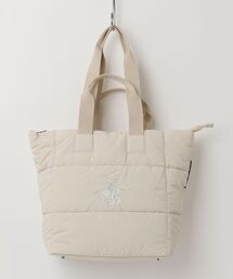 【BEVERLY HILLS POLO CLUB / ビバリーヒルズポロクラブ】ダブルハンドル パファートートバッグ