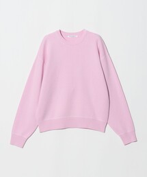 コットンウール スムース クルーネック プルオーバー ウォッシャブル