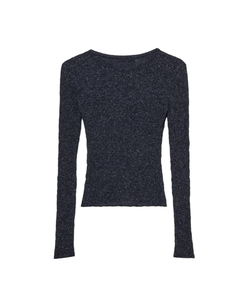 DEINET(ダイニット)の「BUTTON POINT PLEATS CARDIGAN IN CHARCOAL(カーディガン/ボレロ・レディース・その他・FREE)」の2枚目の写真