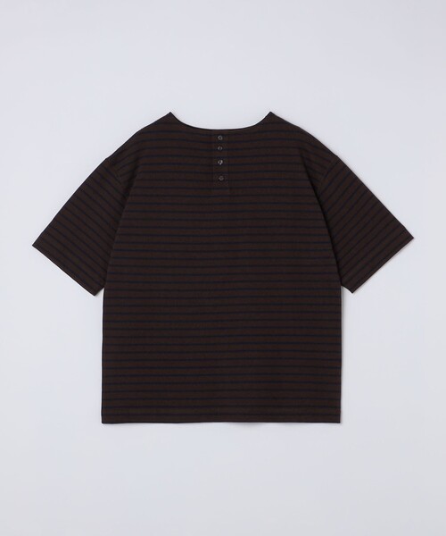 SHIPS(シップス)の「WEB限定|ボート ヘンリーネック ショートスリーブ Tシャツ(Tシャツ/カットソー・メンズ・ブラウン/グレー/レッド・SMALL/MEDIUM/LARGE)」の2枚目の写真