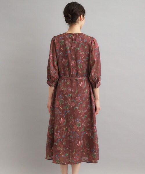 LAURA ASHLEY(ローラアシュレイ)の「【洗える/カラー&無地展開あり】アーシャ柄 ジャカードワンピース(ワンピース・レディース・ブラック/ブラック系/ワイン系1・40/38)」の21枚目の写真