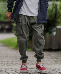 mp15520- Vintage Wash Chino Jogger Cargo Pants チノジョガーカーゴパンツ (A74326cmb)