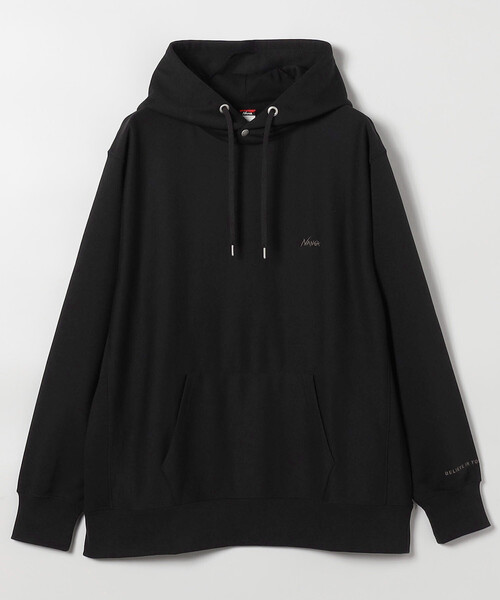 NANGA（ナンガ）の「NANGA/ナンガ ドライミックス テリー フーディー/DRY MIX TERRY HOODIE（パーカー・メンズ・グレー/ブラック・MEDIUM/LARGE/X-LARGE）」の2枚目の写真