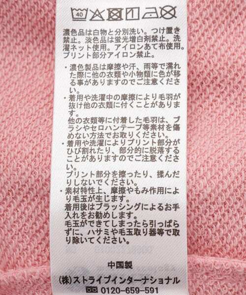 earth music&ecology(アースミュージックアンドエコロジー)の「フォトプリントフラワーラインスウェット(スウェット・レディース・ピンク/アイボリー/グレー・FREE)」の20枚目の写真