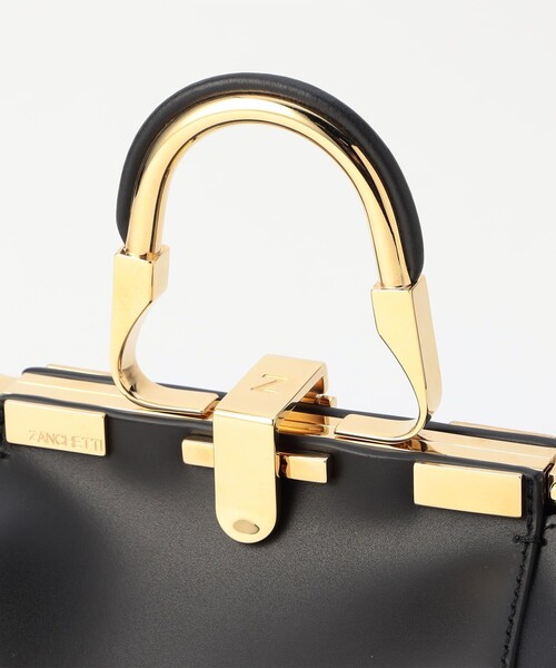 Zanchetti(ザンチェッティ)の「ZANCHETTI AMLETO MINI バッグ(ハンドバッグ・レディース・ブラック・FREE)」の7枚目の写真
