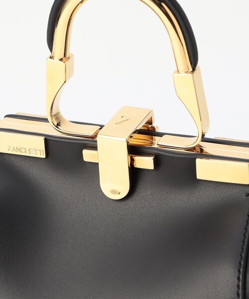 Zanchetti(ザンチェッティ)の「ZANCHETTI AMLETO MINI バッグ(ハンドバッグ・レディース・ブラック・FREE)」の9枚目の写真