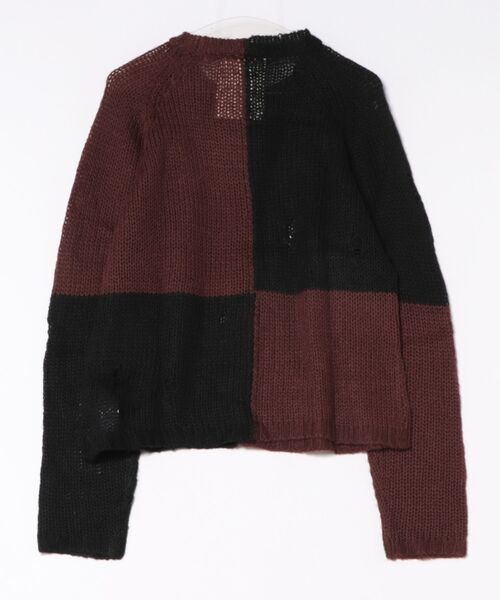 L.H.P(エルエイチピー)の「Basketcase/バスケットケース/QUADCUT KNIT(ニット/セーター・メンズ・ブラウン・L)」の4枚目の写真