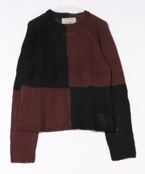L.H.P(エルエイチピー)の「Basketcase/バスケットケース/QUADCUT KNIT(ニット/セーター・メンズ・ブラウン・L)」の3枚目の写真