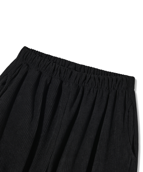 PIANER KIDS（ピアネールキッズ）の「コーデュロイ バンディング カーゴパンツ（ブラック）（その他パンツ・レディース・ブラック・S(120-130cm)/M(130-140cm)/L(140-150cm)/XL(150-160㎝)）」の7枚目の写真