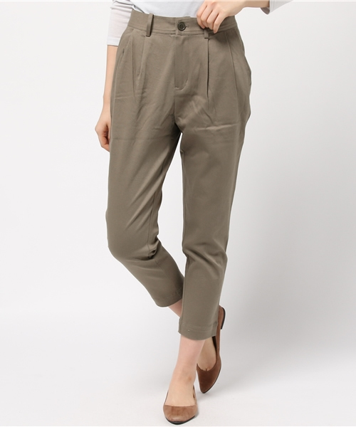 REAL CUBE（リアルキューブ）の「REAL CUBE やわらかストレッチサルエルパンツ（その他パンツ・レディース・ネイビー/ブラック/カーキ/オフホワイト・S/M）」の4枚目の写真