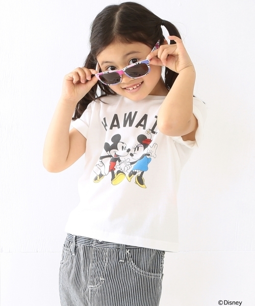 Disney（ディズニー）の「【一部予約】Disney｜ビーミング by ビームス / プリントTシャツ HAWAII 16SS（Tシャツ/カットソー・キッズ・ホワイト/ブルー・110/100/120/150/140/130/80/90）」の16枚目の写真