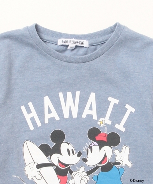 Disney（ディズニー）の「【一部予約】Disney｜ビーミング by ビームス / プリントTシャツ HAWAII 16SS（Tシャツ/カットソー・キッズ・ホワイト/ブルー・110/100/120/150/140/130/80/90）」の13枚目の写真