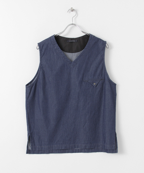 URBAN RESEARCH DOORS MENS（アーバンリサーチ ドアーズ メンズ）の「DOORS コーマデニムP/Oベスト（ベスト・メンズ・ブラック/インディゴブルー・40/38）」の14枚目の写真