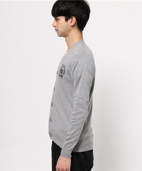 HYSTERIC GLAMOUR（ヒステリックグラマー）の「FOX BAR pt CD（カーディガン/ボレロ・メンズ・ネイビー/トップグレー/レッド・MEDIUM/SMALL）」の5枚目の写真