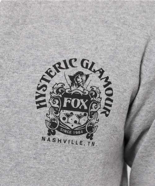 HYSTERIC GLAMOUR（ヒステリックグラマー）の「FOX BAR pt CD（カーディガン/ボレロ・メンズ・ネイビー/トップグレー/レッド・MEDIUM/SMALL）」の10枚目の写真