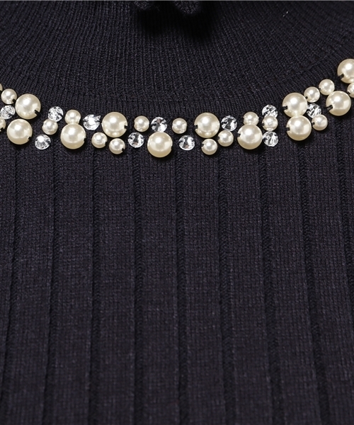 earth music&ecology(アースミュージックアンドエコロジー)の「【2016Autumn】《ハイハイハイネック》ニットプルオーバー(ニット/セーター・レディース・杢グレー/ネイビー/サックスブルー/レッド/ブラック/ブルーグリーン/アイボリー/ピンクベージュ/キャメル/マスタード・LARGE/L/M/S/MEDIUM/SMALL)」の16枚目の写真