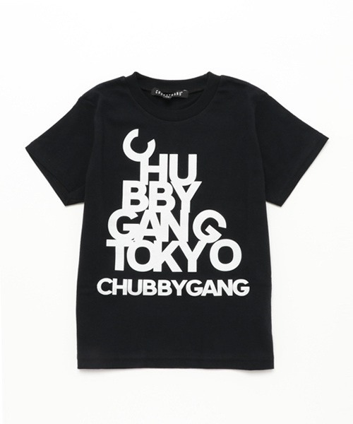 CHUBBYGANG(チャビーギャング)の「デザインロゴプリント半袖Tシャツ(Tシャツ/カットソー・キッズ・ブラック/ホワイト/ライトグレー・110/100/120/140/160/150/130)」の3枚目の写真