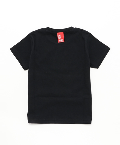 CHUBBYGANG(チャビーギャング)の「デザインロゴプリント半袖Tシャツ(Tシャツ/カットソー・キッズ・ブラック/ホワイト/ライトグレー・110/100/120/140/160/150/130)」の6枚目の写真