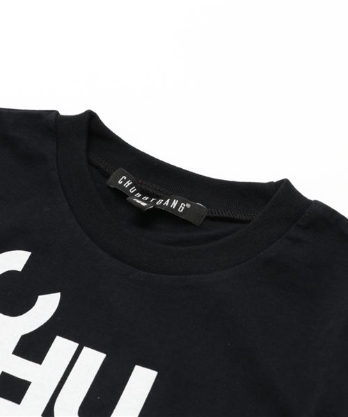CHUBBYGANG(チャビーギャング)の「デザインロゴプリント半袖Tシャツ(Tシャツ/カットソー・キッズ・ブラック/ホワイト/ライトグレー・110/100/120/140/160/150/130)」の7枚目の写真