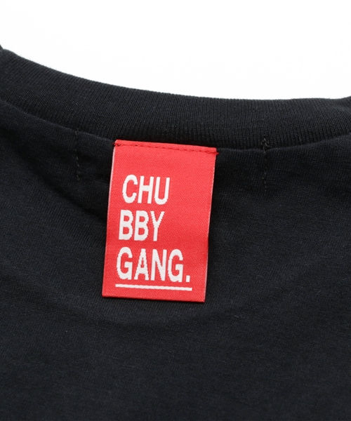 CHUBBYGANG(チャビーギャング)の「デザインロゴプリント半袖Tシャツ(Tシャツ/カットソー・キッズ・ブラック/ホワイト/ライトグレー・110/100/120/140/160/150/130)」の4枚目の写真