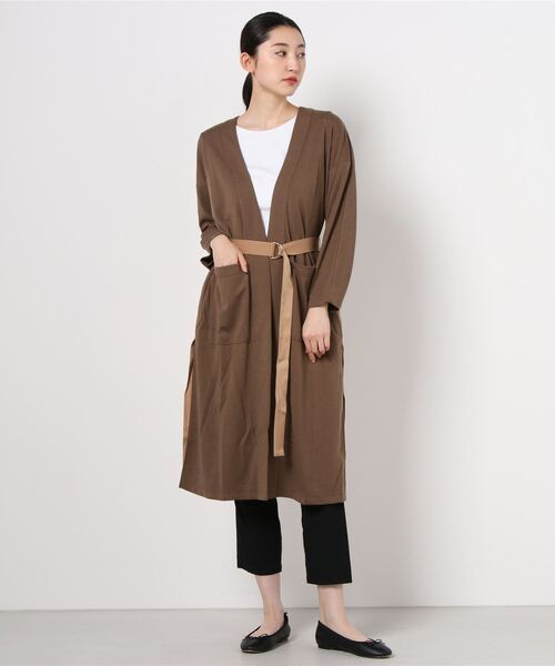 セール ベルト付きロングカーディガン カーディガン ボレロ Vibgyor Women ヴィブジョー ウィメン のファッション通販 Zozotown