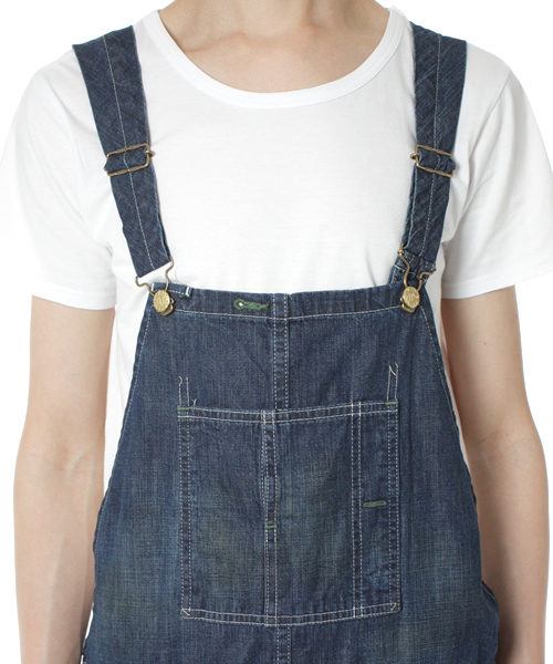 A BATHING APE（アベイシングエイプ）の「OVERALL DISTRESSED（サロペット/オーバーオール・メンズ・ダークインディゴブルー・SMALL/MEDIUM/X-LARGE/LARGE）」の4枚目の写真