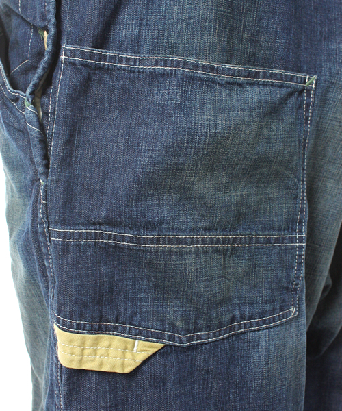 A BATHING APE（アベイシングエイプ）の「OVERALL DISTRESSED（サロペット/オーバーオール・メンズ・ダークインディゴブルー・SMALL/MEDIUM/X-LARGE/LARGE）」の7枚目の写真