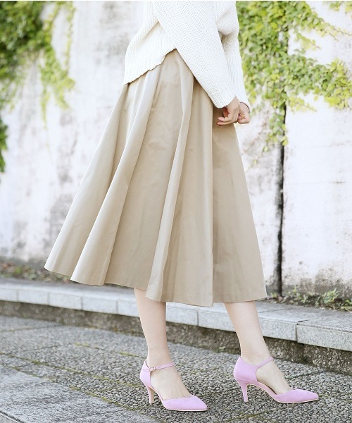 A part by（アパートバイ）の「【CLASSY.6月号掲載】CPNキリカエミディスカート 748118 （スカート・レディース・ベージュ/アイボリー/ダークネイビー/ピンク/レッド・LARGE/MEDIUM）」の12枚目の写真