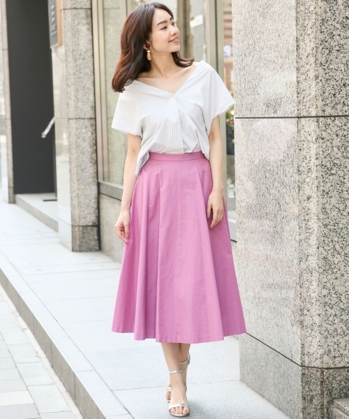 A part by（アパートバイ）の「【CLASSY.6月号掲載】CPNキリカエミディスカート 748118 （スカート・レディース・ベージュ/アイボリー/ダークネイビー/ピンク/レッド・LARGE/MEDIUM）」の21枚目の写真